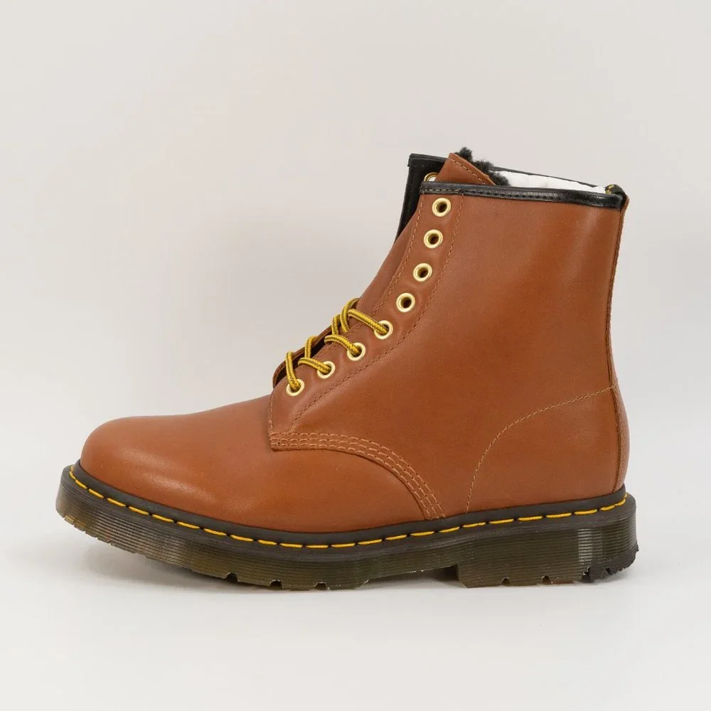 Dr Marten's Men's 1460 Blizzard Wintergrip Lace Up Tan Boots 26860220 Multi Size